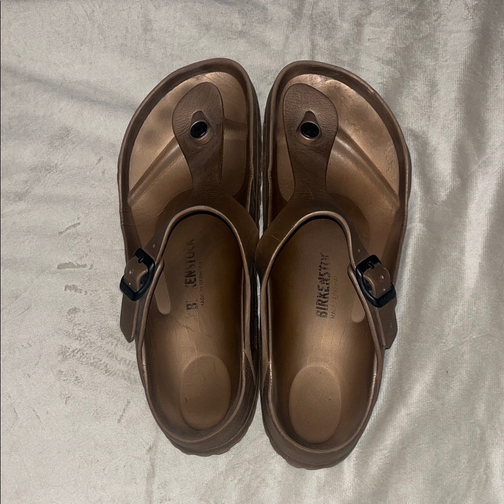 Birkenstock Tan Sandals with Strap